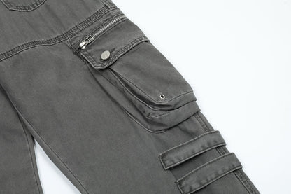 Multi-pocket Utility Cargo Pants