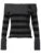 Off Shoulder Slim Knitted Stripe Jumper Lace-up Slash Neck Long Sleeve Sweater Tee Korean Street Knittwear