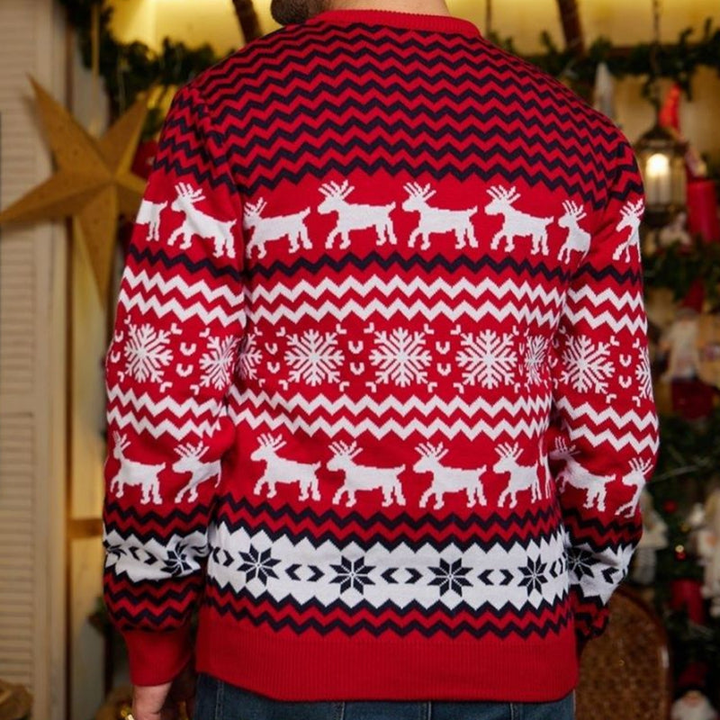 Couple Matching Sweaters Christmas Family Couples Jumpers Warm Thick