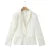 Autumn Single-breasted Buttons Slim Waist Blazer Boyfriend Retro Pad Shoulder Full Sleeve Suit Female Coat