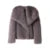 Ins Blogger Brand Fake Fox Fur Jacket Coat Winter Design Big Collar Fur Coats Cool Overcoat