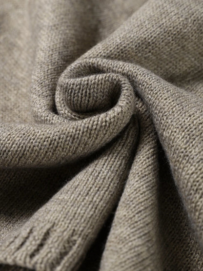 Knitted Cape Cardigan Single-breasted O-neck Sweaters Female Autumn Loose Versatile Simple Knitwear