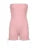 Strapless Contrast Binding Bow Skinny Sleeveless Bodycon Rompers Playsuits