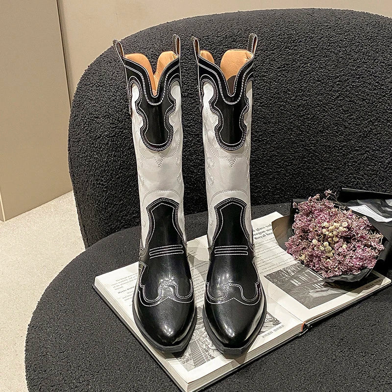 New Short Boots Autumn Shoes for Pointed Toe Heels Boots Outdoor