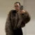 Brand Icon Kendall Jenner Brown Gradient Faux Fur Jacket Winter New Cropped Fox Fur Coat