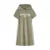Jumpsuit for Letter Print and Color-blocked Sports Style New in Summer Slim Fit Hooded Mid-length Dress