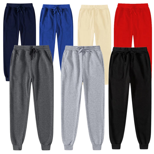 ��s Fleece Sweatpants Bottom Winter Warm Pants Daily Jogger Long Pant Multicolor Autumn Female Color Sweatpants
