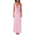 Long Dress Color V Neck Tie Up Spaghetti Strap Sleeveless Backless Dresses Evening Party Dresses