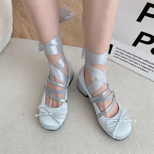 New Chunky Heels Lolita Pumps Shoes Mary Janes Shoes Spring Summer Autumn Comfy Dancing Shoes Pumps