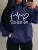 Faith Hope Love Letter Graphic Hoody Street Loose Sweatshirt Autumn Fleece Hooded Hip Hop O-neck Clothing Female