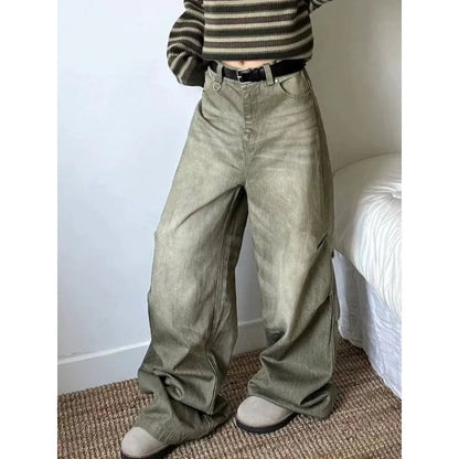 Y2k Oversized Jeans Woman Streewear Baggy Harajuku Denim Pants Spring Korean Causal Trousers Aesthetic