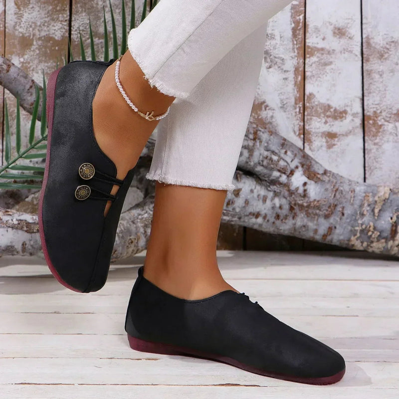 Jodi - Soft Suede Footcare Loafers