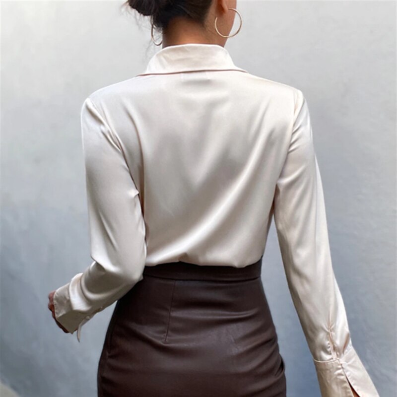 Office Satin Blouse