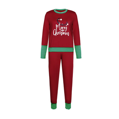 Merry Christmas Pajamas Set Matching Set Full Sleeve Tops+pants 2 Pieces