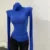 Thin Soft American Long Sleeve T-shirt High Stacked Neck Tight Perspective Bottom Shirt ’s Slim Fit Tops