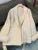 Fox Fur Wool Overcoat ’s Short Coat Office Lady Double-sided Woolen Coat New Cardigan Jackets Loose