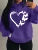 Combination of Love and Butterfly Pattern Sweater Hip Hop Street Hoodies Pocket Clothes Multicolor Hoody