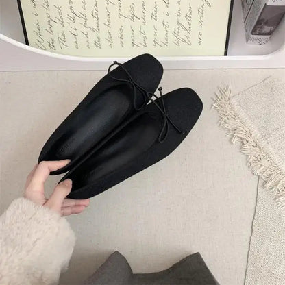 Increas Height Summer Shoes Square Toe Female Sneakers Clogs Platform Autumn Allmatch Dress Flats Slipon M