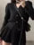 Female Knit 2 Piece-set Pleated Skirts Ribbed Cardigan Sweater and Skirt Sets Female Knitwear Outfits