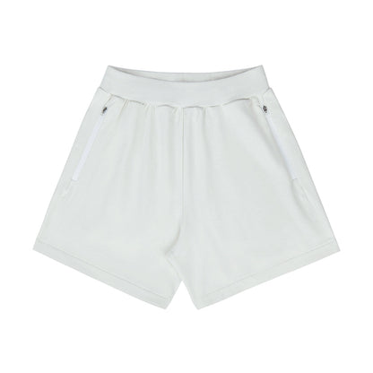 400g Heavy Cotton Shorts With Zip Pocket