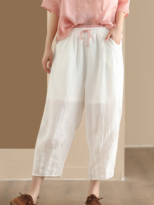 Summer Ramie Harem Pants Cx024