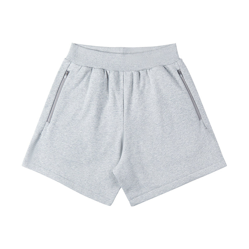 400g Heavy Cotton Shorts With Zip Pocket