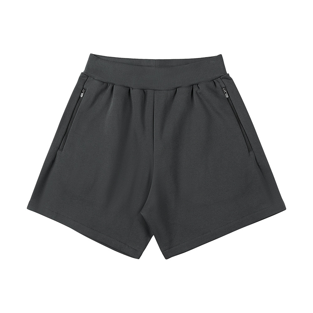 400g Heavy Cotton Shorts With Zip Pocket