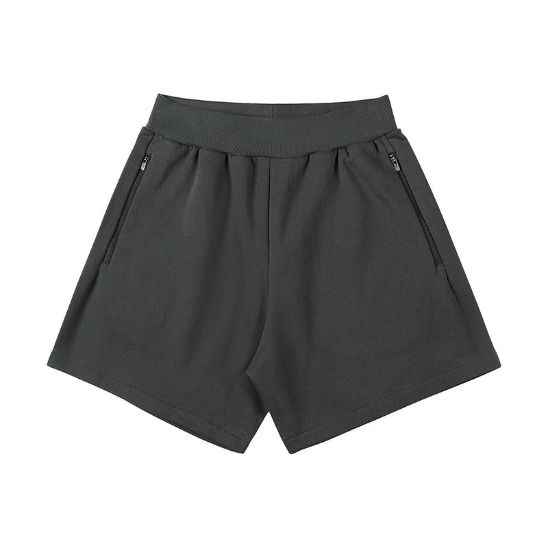 400g Heavy Cotton Shorts With Zip Pocket