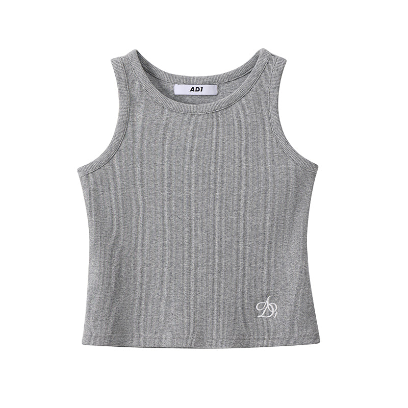 Logo Embroidery Slim Fit T-shirts & Tank Tops