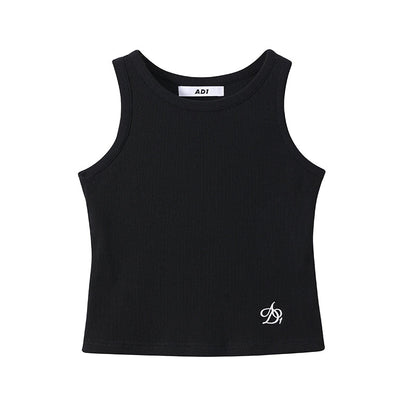 Logo Embroidery Slim Fit T-shirts & Tank Tops