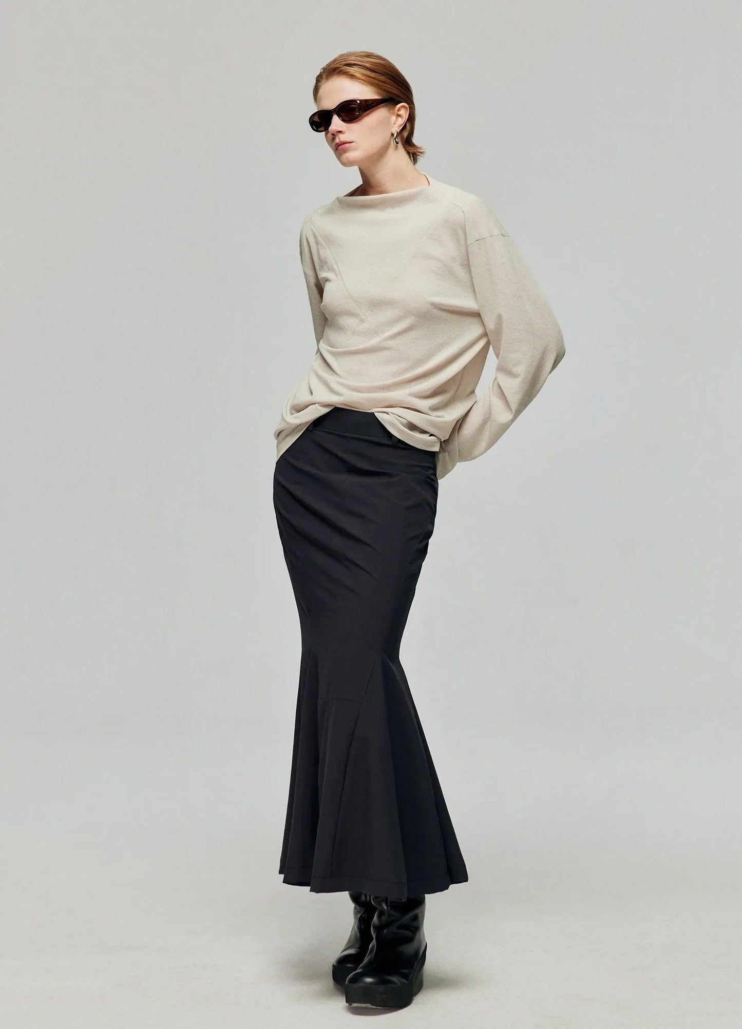 Fishtail Maxi Skirt
