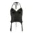 Skinny Pu Spliced Satin Rivet Design ��s Camisole Tops Retro Gyaru Darkly Punk Blouses