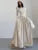 Patchwork Long Dresses for O-neck Long Sleeves A-line Autumn Spring Korean One Piece Vestidos Mujer New