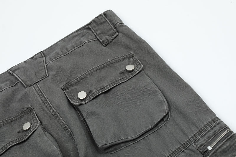 Multi-pocket Utility Cargo Pants