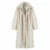 Winter Long Faux Mink Fur Coat High Street Furry Fur Jacket Brand Outerwear Overcoat