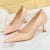 Shoes Kitten High-heeled Shoes Pumps Pu Leather Shoes High Heels Occupation Ol Office Shoes 43