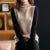 Spring and Autumn ’s Turtleneck Knitted Sweater Sleeveless Pullover Vest Loose Versatile Western Style Top