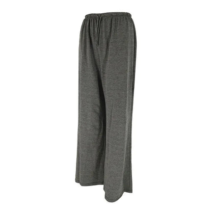 Trousers Autumn New Basic Straight Slim Pants Lady Simple Versatile Knitted Trousers