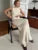 Knitwear 2 Piece-set Long Dress Female Ribbed Sweater Pullover and Loose Patchwork Maxi Skirt Sets Outfits