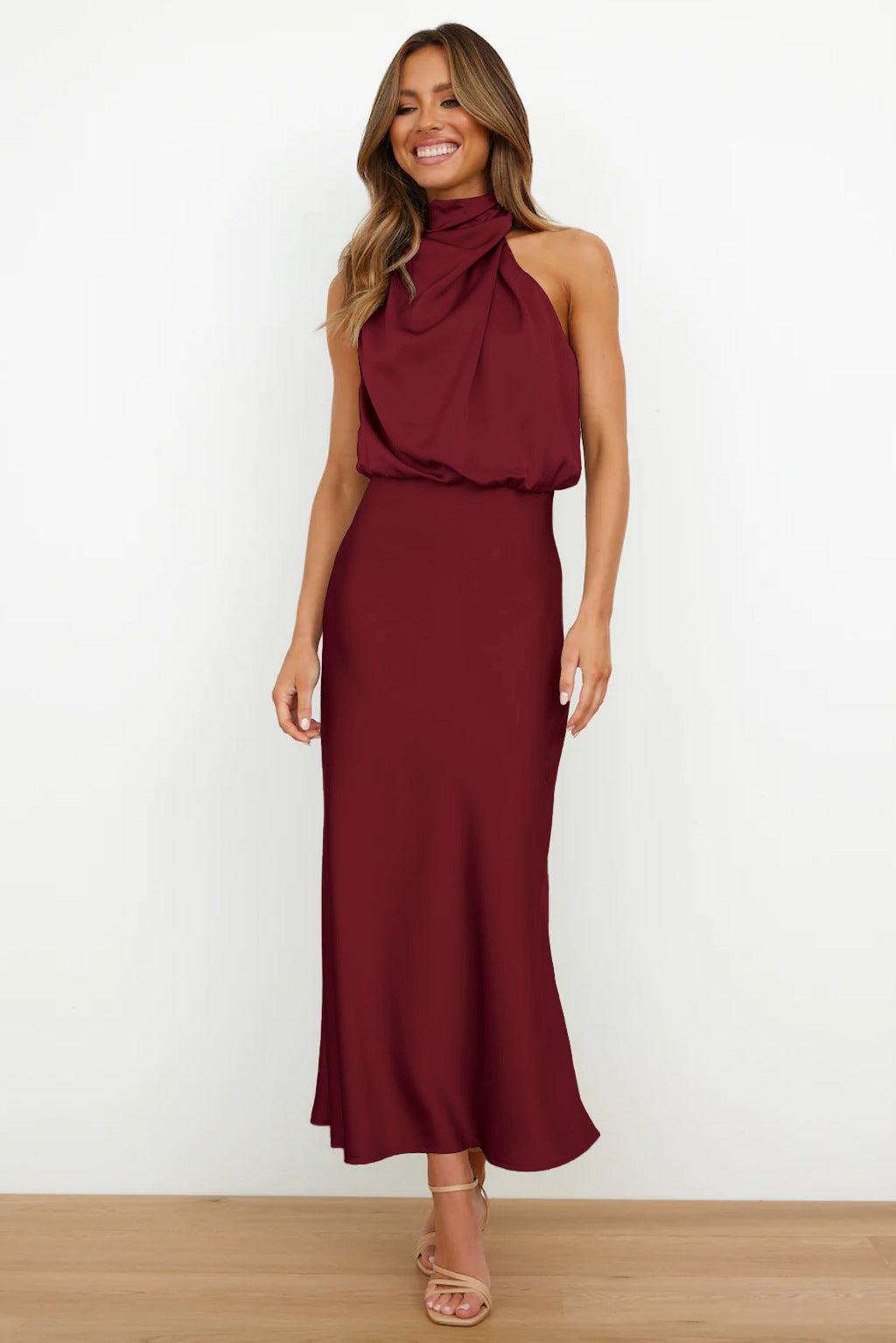 Sleeveless Off Shoulder Bodycon Maxi Dresses Wedding