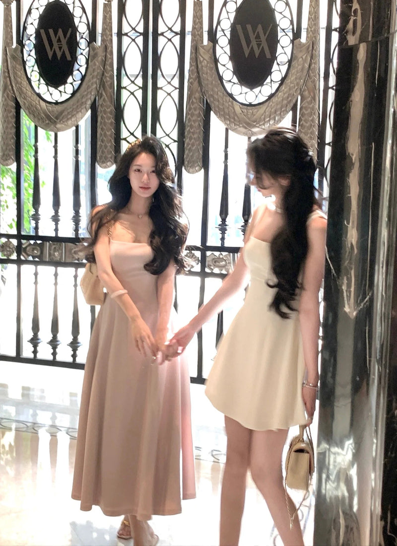 Summer Evening Party Midi Dresses Sleeveless Y2k Mini Birthday Dress Korean Aline Vestidos