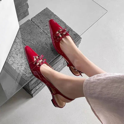 Designer Summer Cover Toe Sandals Butterflyknot Dress Shoes Low Heel Stripper Party Sandalias