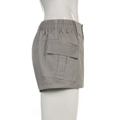 Low Waisted Shorts Harajuku Retro Basic Sporty Bottom Biker