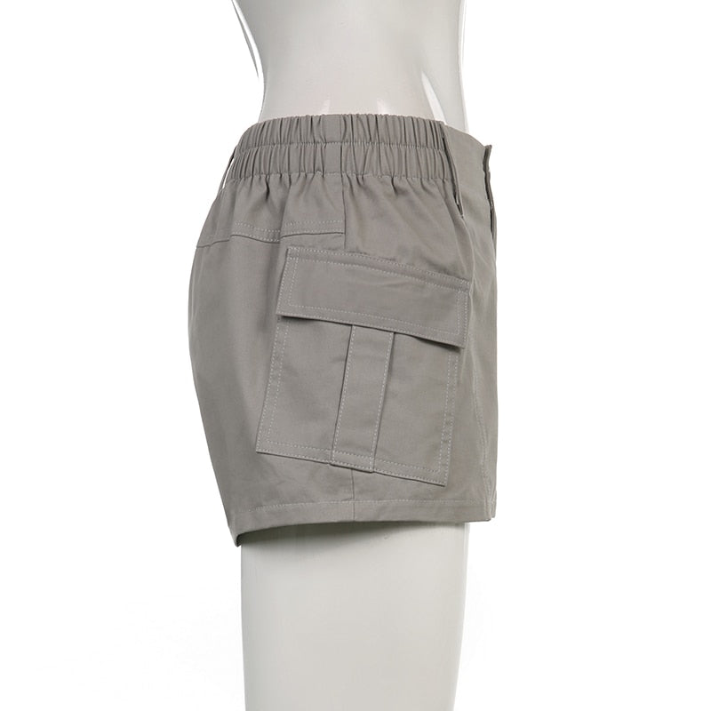 Low Waisted Shorts Harajuku Retro Basic Sporty Bottom Biker
