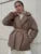 Winter Lace-up Pocket Parkas Outwear Female V-neck Loose Long Sleeve High Waist Bandage Coat Outwear
