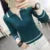 Autumn Spring Style Knitted Pullover Tops Lady Zipper V-neck Knitted Pullover Sweater Zz0972