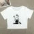 Summer New ’s T-shirt Europe and the United States Street Crop Short T-shirt Short T