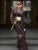 Pu 2 Piece-set Trousers Female Lace-up Pocket Outwear Autumn Patchwork ’s Pants Sets
