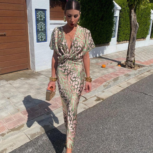 Roxane | V-neck Maxi Dress