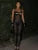 Hollow Jumpsuits Classic Summer Thin See Through Backless Cleavage Body-shaping Overalls Lady Clubwear
